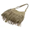 Camilla PREMIUM 10.002 taupe női bőr válltáska, oldaltáska 36 x 33 x 7 cm
