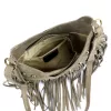 Camilla PREMIUM 10.002 taupe női bőr válltáska, oldaltáska 36 x 33 x 7 cm