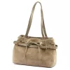 Camilla PREMIUM 10.005 taupe női bőr válltáska 42 x 24 x 13 cm