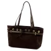 Camilla PREMIUM 10.005 barna női bőr válltáska 42 x 24 x 13 cm