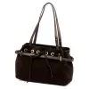 Camilla PREMIUM 10.005 barna női bőr válltáska 42 x 24 x 13 cm