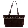 Camilla PREMIUM 10.005 barna női bőr válltáska 42 x 24 x 13 cm