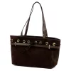 Camilla PREMIUM 10.005 barna női bőr válltáska 42 x 24 x 13 cm