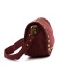 Luka 25-087 bordó női bőr oldaltáska 27 x 14 x 11 cm