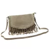 Luka 25-086 taupe női bőr válltáska, oldaltáska 27 x 17 x 6 cm