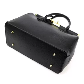   Luka 26-002 DOLLARO fekete női bőr kézitáska 35 x 26.5 x 15.5 cm