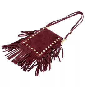 Luka 26-004 bordó női bőr oldaltáska 21 x 16  x 3 cm