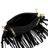 Luka 26-004 fekete női bőr oldaltáska 21 x 16  x 3 cm