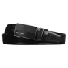 Peterson PTN A011 BLACK férfi bőr öv 125 cm