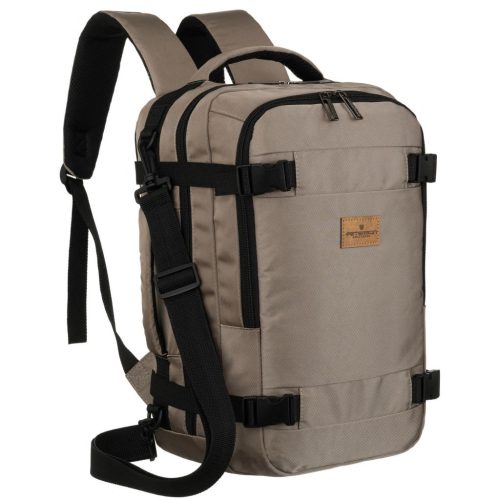 Peterson PTN BIELIK szürke hátizsák - WizzAir, Ryanair kézipoggyász 40 x 25 x 20 cm