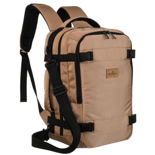 Peterson PTN BIELIK bézs hátizsák - WizzAir, Ryanair kézipoggyász 40 x 25 x 20 cm