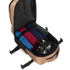   Peterson PTN BIELIK bézs hátizsák - WizzAir, Ryanair kézipoggyász 40 x 25 x 20 cm