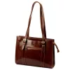 Florence 54 ZIP barna női bőr válltáska 36 x 27 x 12 cm