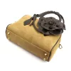 EGO ES0290CR 220125JZ női, taupe velúr bőr válltáska 28 x 18 x 11 cm