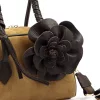 EGO ES0290CR 220125JZ női, taupe velúr bőr válltáska 28 x 18 x 11 cm