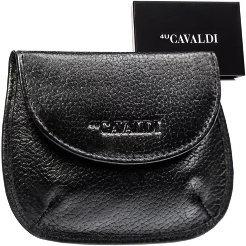 Cavaldi CW1997-NDM fekete női bőr pénztárca, kulcstartó 12 x 9.5 x 1 cm