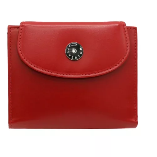 Peterson PTN 70614-9-NGV RFID piros női bőr pénztárca 12.5 x 10 x 2.5 cm