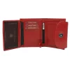 Peterson PTN 70614-9-NGV RFID piros női bőr pénztárca 12.5 x 10 x 2.5 cm