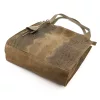 Luka 26-010 CROCO női, taupe krokodil mintás velúr bőr válltáska 34 x 34 x 13 cm