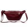 Luka 26-020 bordó női bőr övtáska, crossbody 38 x 17 x 15 cm