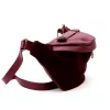 Luka 26-020 bordó női bőr övtáska, crossbody 38 x 17 x 15 cm