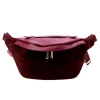 Luka 26-020 bordó női bőr övtáska, crossbody 38 x 17 x 15 cm
