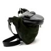 Luka 26-020 fekete női bőr övtáska, crossbody 38 x 17 x 15 cm