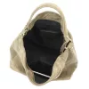 Luka 26-023 bézs női bőr válltáska, oldaltáska 34 x 26 x 12 cm