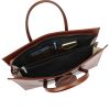 Camilla 778 barna női bőr aktatáska 40 x 30 x 10 cm