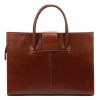 Camilla 778 barna női bőr aktatáska 40 x 30 x 10 cm