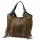 Luka 25-019 CROCO barna női bőr kézitáska 37 x 32 x 13 cm