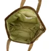 Luka 25-016 taupe női velúr bőr válltáska 47 x 28 x 13 cm