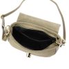 Luka 26-040 taupe női velúr bőr oldaltáska 23 x 20 x 10 cm