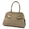 Luka 26-006 taupe női bőr válltáska 32 x 22 x 16 cm