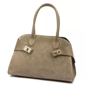 Luka 26-006 taupe női bőr válltáska 32 x 22 x 16 cm