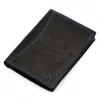 Money Kepper CDD 5601 BIKE fekete férfi bőr pénztárca, motoros motívummal 10 x 13 x 2.5 cm