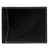 Money Kepper CDD 5600 BIRD fekete férfi bőr pénztárca, sas mintával 12.5 x 10 x 2.5 cm