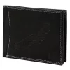 Money Kepper CDD 5600 BIRD fekete férfi bőr pénztárca, sas mintával 12.5 x 10 x 2.5 cm