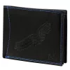 Money Kepper CDD 5600 BIRD fekete férfi bőr pénztárca, sas mintával 12.5 x 10 x 2.5 cm