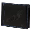Money Kepper CDD 5600 BIRD fekete férfi bőr pénztárca, sas mintával 12.5 x 10 x 2.5 cm