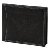 Money Kepper CDD 5600 WILD WEST fekete férfi bőr pénztárca, Western mintával 12.5 x 10 x 2.5 cm