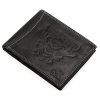 Money Kepper CDD 5600 WILD WEST fekete férfi bőr pénztárca, Western mintával 12.5 x 10 x 2.5 cm