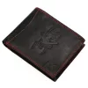 Money Kepper CDD 5600 REBEL VINTAGE fekete-piros férfi bőr pénztárca 12.5 x 10 x 2.5 cm