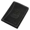 Money Kepper CDD 5601 EAGLE fekete férfi bőr pénztárca, sas motívummal 10 × 13 × 2,5 cm