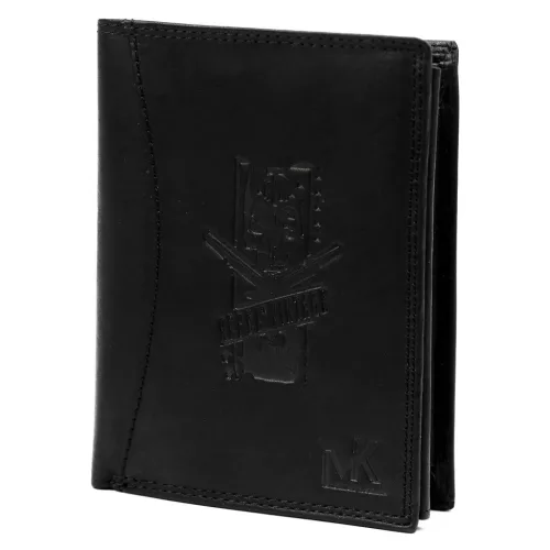 Money Kepper CDD 5601 REBEL VINTAGE fekete férfi bőr pénztárca 10 x 13 x 2.5 cm