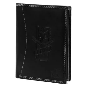   Money Kepper CDD 5601 REBEL VINTAGE fekete férfi bőr pénztárca 10 x 13 x 2.5 cm