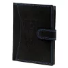 Money Kepper CDD 5601B WILD WEST fekete férfi bőr pénztárca 10.5 x 13 x 2.5 cm