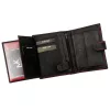 Money Kepper CDD 5601B WILD WEST fekete-piros férfi bőr pénztárca 10.5 x 13 x 2.5 cm