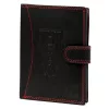 Money Kepper CDD 5601B WILD WEST fekete-piros férfi bőr pénztárca 10.5 x 13 x 2.5 cm