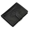 Money Kepper CDD 5601B WILD WEST fekete férfi bőr pénztárca 10.5 x 13 x 2.5 cm